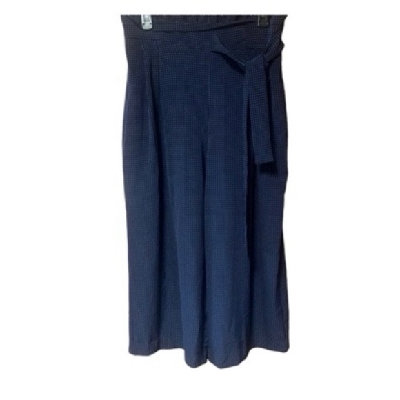 Anne Klein Polka Dot Wide Leg Cropped Trousers - Picture 1 of 8